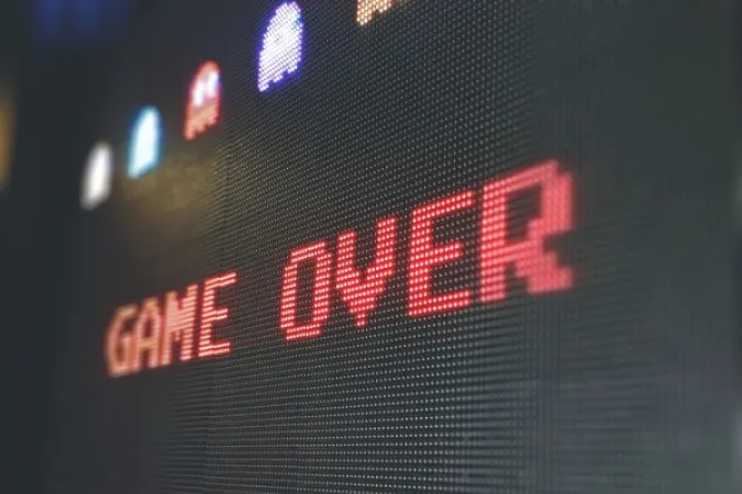 A photo of a video game screen.