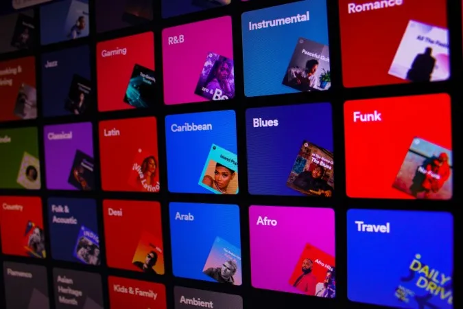 A photo of the Spotify app.